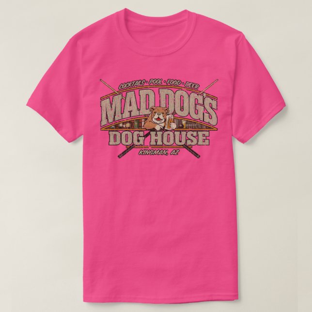 Dive Pub Mad Hundar Hund House 1989 T Shirt (Design framsida)