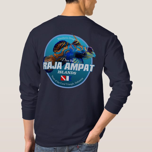 Dive Raja Ampat (DD2) T Shirt (Baksida)