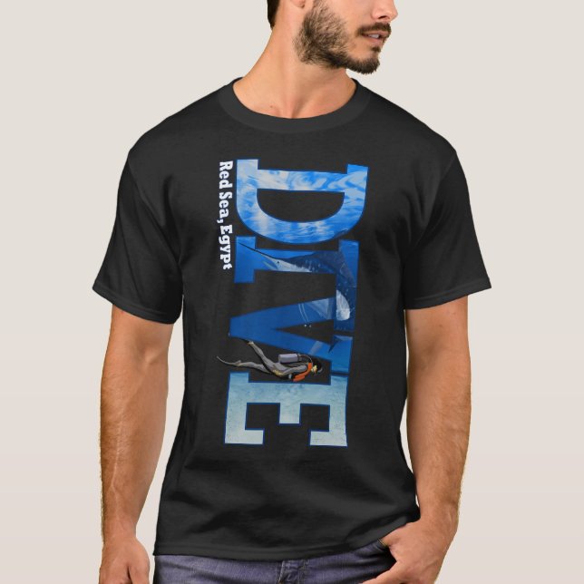 Dive Red Sea Dyka Snorkeling T Shirt (Framsida)