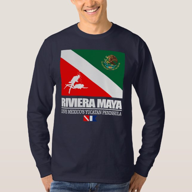Dive Riviera Maya (sq) T Shirt (Framsida)