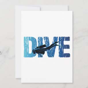 Dive Scuba Diver-Vågrät