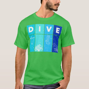 Dive Scuba Dyka Ocean älskare Diving Freedi T Shirt
