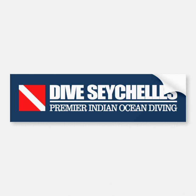 Dive Seychellerna (sq) Bildekal (Framsidan)