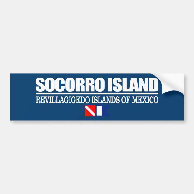 Dive Socorro Island (Sq) Bildekal (Framsidan)