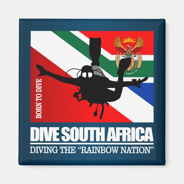 Dive South Afrika DF2 Magnet (Framsidan)
