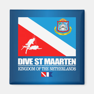 Dive St. Maarten (sq) Magnet