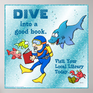 Dive till A Bra Bok Poster