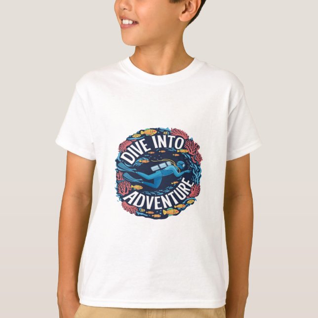 Dive till Dykan i Äventyr T Shirt (Framsida)