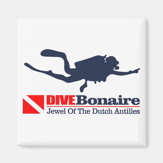 DIVEBonaire Magnet (Framsidan)