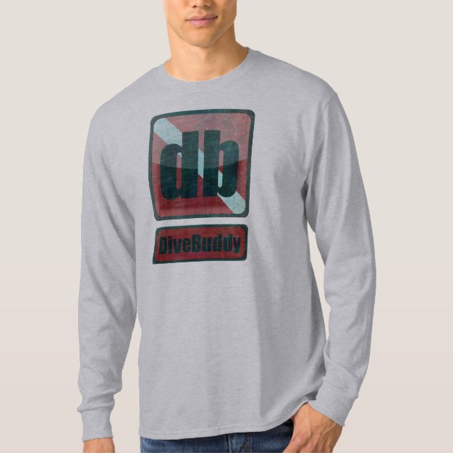 DiveBuddy.com T-tröja Tröja (Framsida)