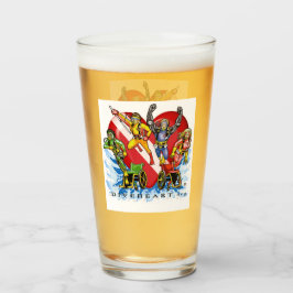Diveeart Superheroin Pint Glass Glaskopp