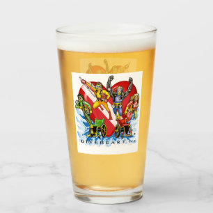 Diveeart Superheroin Pint Glass Glaskopp