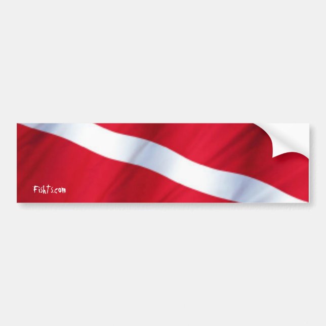 DiveFlag bildekal (Framsidan)