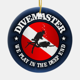 Divemaster (avsluta djupt), julgransprydnad keramik