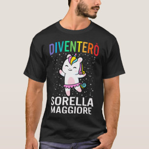 Diventerò sorella maggiore, camicia sorella t shirt