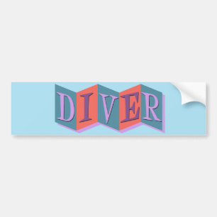 Diver (återanvisning) bildekal