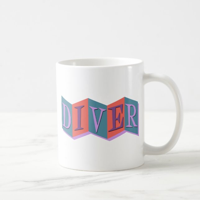 Diver (återanvisning) kaffemugg (Höger)