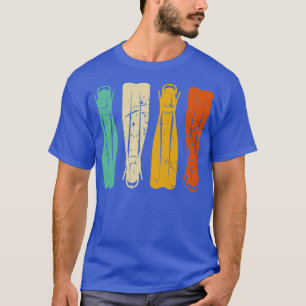 Diver Fins Retro Dyka Snorkeling Diver vi T Shirt