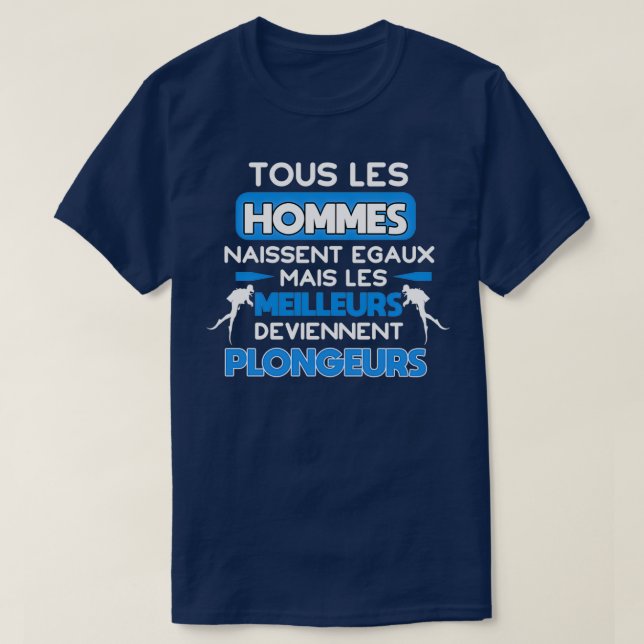 Diver humor dyving-gåva t shirt (Design framsida)
