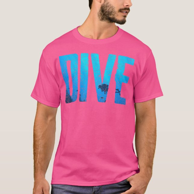Diver Idea-Dyka T Shirt (Framsida)