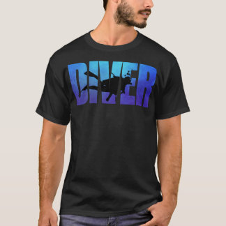 DIVER Love Scuba Reef Diving Snorkeling Vintage Me T Shirt