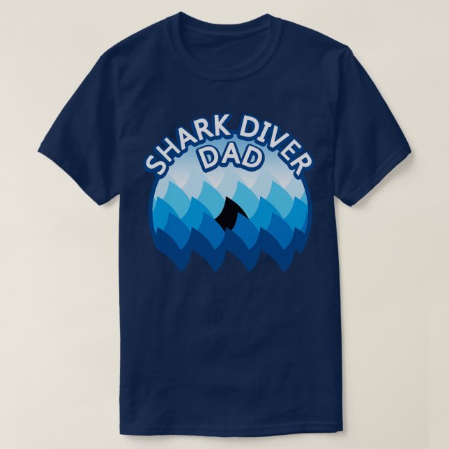 diver pappa t shirt (Design framsida)