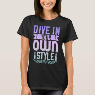 Diver säger dyuba som säger dykning 4 t shirt