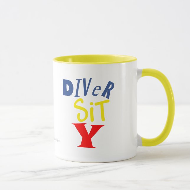 Diver Sit Y Mugg (två bilder) (Höger)