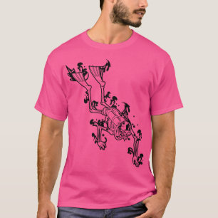 Diver Skeleton Underwater Dyka T Shirt