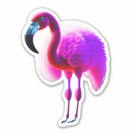 Divera in i en värld av Flamingo Stickers Klistermärken
