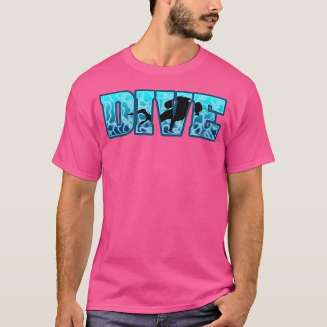 Divera undervattensdykning t shirt (Framsida)