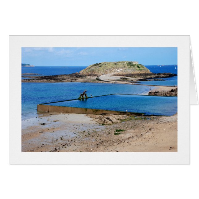 DIVERN - St malo, Bretagne Hälsningskort (Framsidan Horizontal)