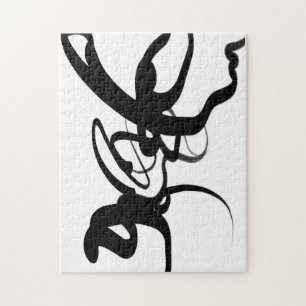 Divers: Abstrakt Black and White Pussel