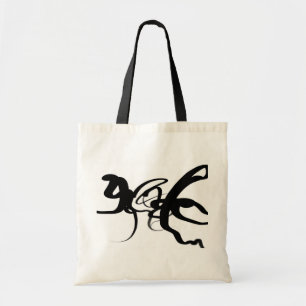 Divers: Abstrakt Black & White Tygkasse