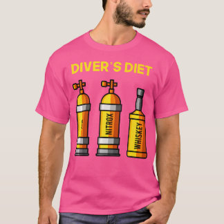 Divers Divers Diver Funn Diver Diver Diet Whiskey  T Shirt