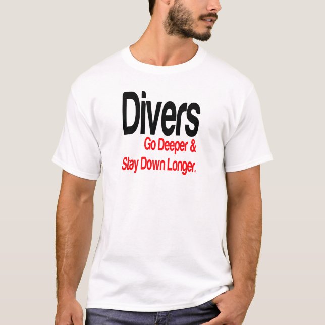 Divers Go Deeper T-shirt (Framsida)