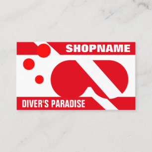 DIVERS PARADISE VISITKORT