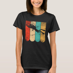 Divers Retro Diver för dykning av Vintage T Shirt