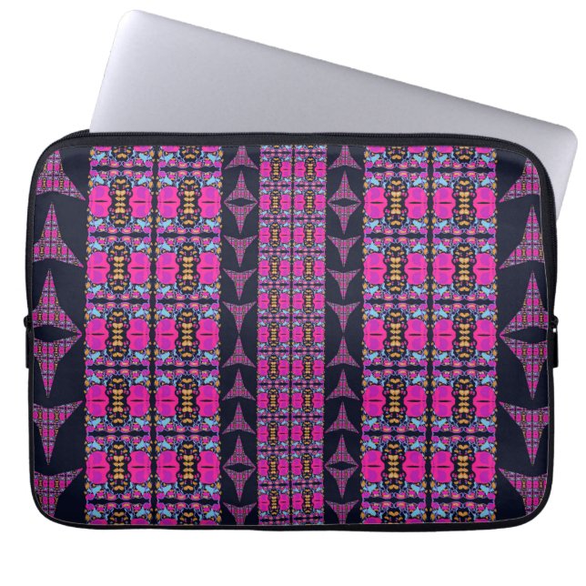 Diverse blomhjul laptop fodral (Framsidan)