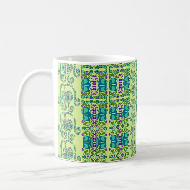 Diverse blomkoppväxter kaffemugg (Vänster)