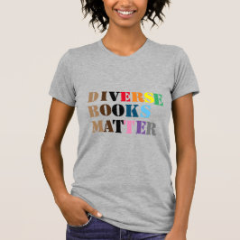 Diverse Bokar Grått T Shirt