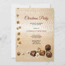Diverse choklad med blommor Holiday-firande Inbjudningar