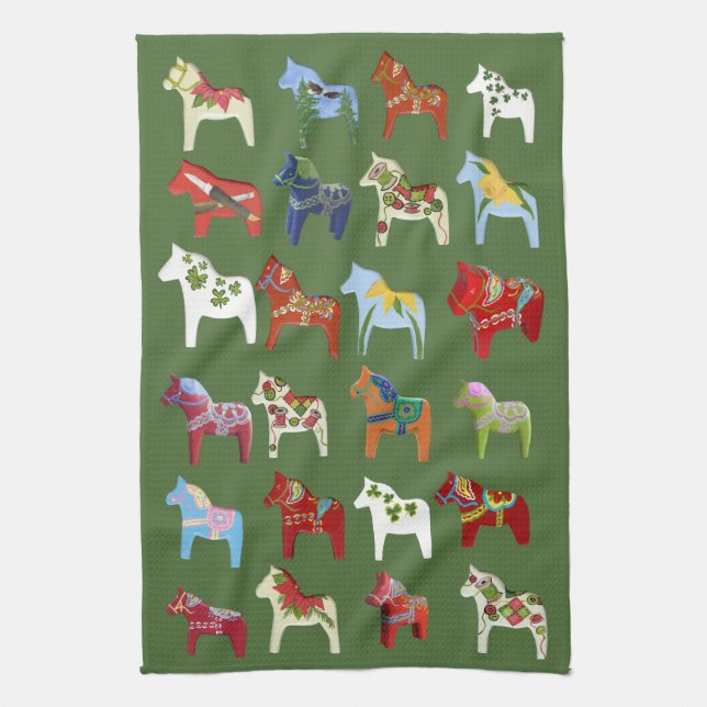 Diverse Dala's Dish Towel Kökshandduk (Vertikal)