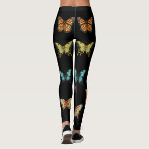 Diverse fjärilar, delight Leggings