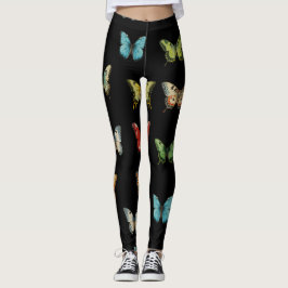 Diverse fjärilar, delight Leggings