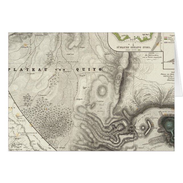 Diverse geologiska kartor hälsningskort (Framsidan Horizontal)