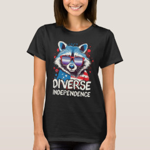 Diverse oberoende  Tvättbjörn Butch Lesbisk Sungla T Shirt