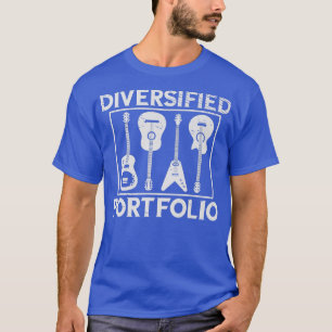 Diversifierad portfolio Electric Guitars Bass Acou T Shirt