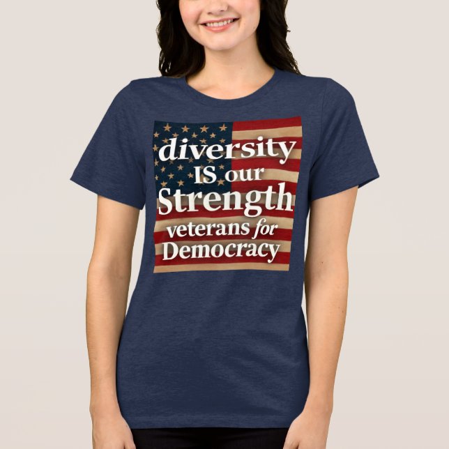 Diversity Is Our Strength T Shirt (Framsida)