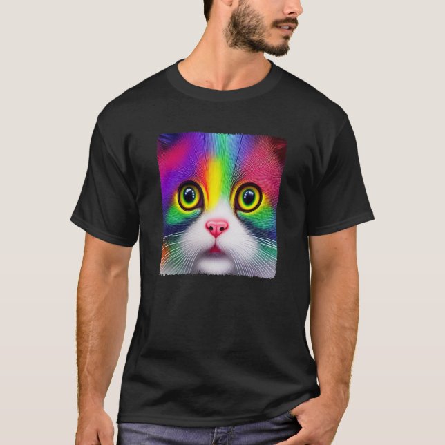 Diversity Love Happiness Peace Creative Cute Rainb T Shirt (Framsida)